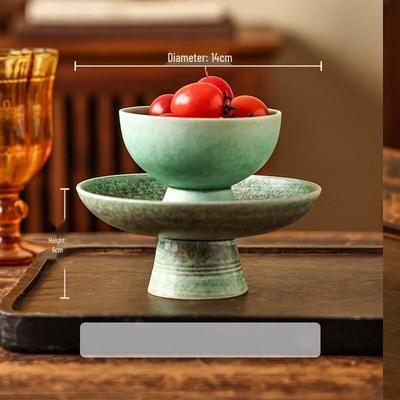 Zen Style Ceramic Fruit and Snack Plate