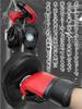 Punching Boxing Boxing Pair Set Gloves Black Mitts, Gloves, Karate, Gloves, Mitts, (Red + Mitts)