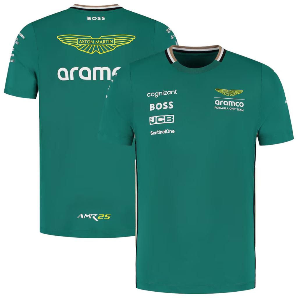 2026 Nuova tuta da moto da corsa F1 tuta da ciclismo, traspirante e ad asciugatura rapida T-shirt a maniche corte con scollo rotondo camicia da lavoro fuoristrada