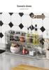 Stainless Steel Double Layer Kitchen Cutlery & Bathroom Drain Basket, Punch-Free Storage Rack for Cosmetics & Household Items