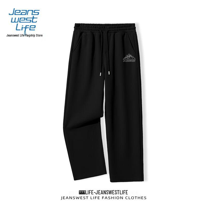 

JEANSWEST LIFE Men s Casual Loose Straight-Leg Pants XL