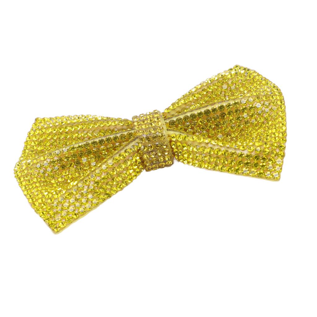 Rhinestone Bow Iron Patch Delicate Retro Bow Decor for Clothing Bag Jacket Shoes