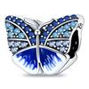 New Original Design Bee Butterfly Dragonfly Cartoon Lovely Beads Fit Pantaro Charm Bracelet DIY 925 Sterling copper Zircon Gift