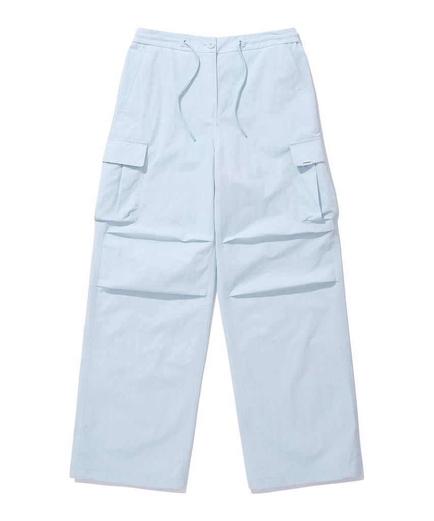 COVERNAT WOMAN Parachute Cargo Pants Light Blue