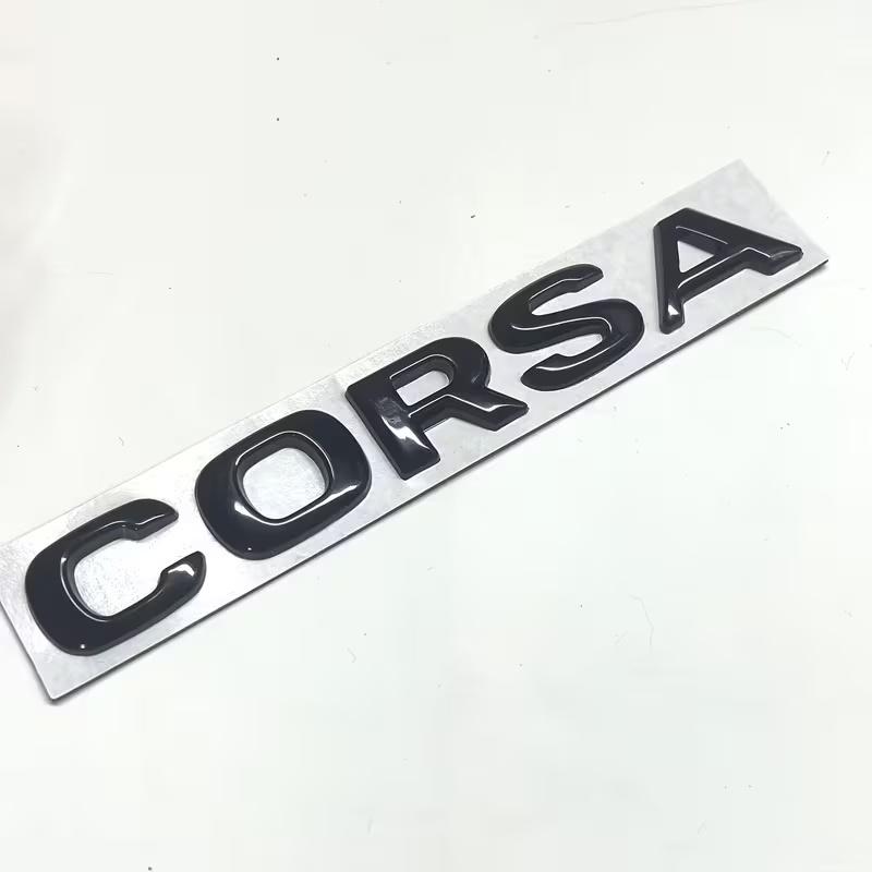 1Pcs CORSA 3D Car Emblem Badge- Suitable for Corsa Turnk Sticker
