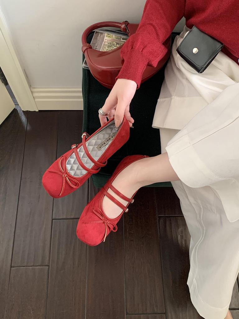 Leopardenmuster Japanischer Felsenfisch Ballerinas - Damen Vielseitige Slipper Abendschuhe