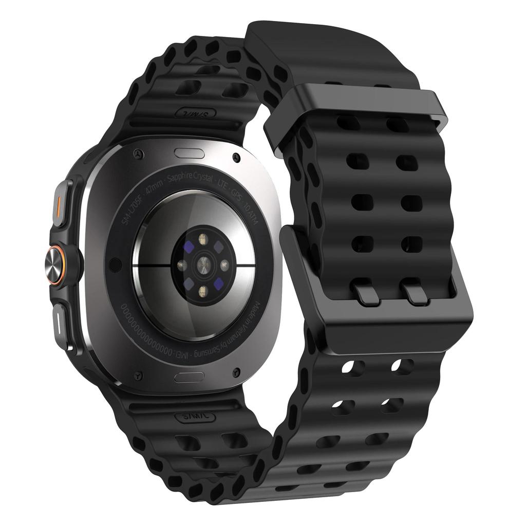 Marine Band For Samsung Galaxy Watch Ultra 47mm Sports Silicone Strap Bracelet For GalaxyWatch Ultra Watchband Accessories