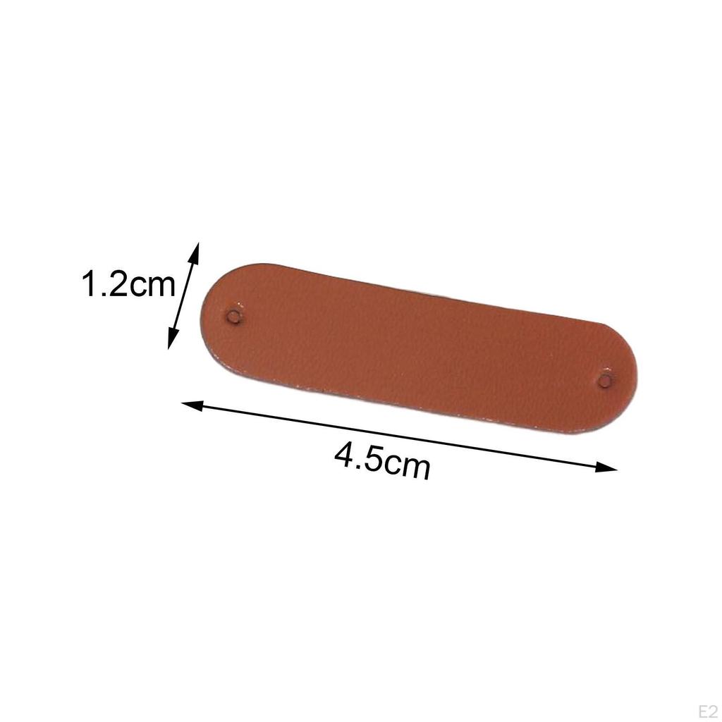 100 Art Blank Garment Tags DIY Crafts Decor Label Handmade Hardware with Holes for Repairing Jewelry