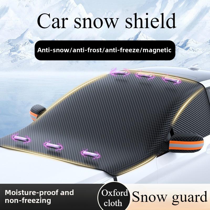 Winter Car Snow Cover Magnetic Windshield Protector Large Size Glass Sun Visor Anti Freeze Waterproof Car Accessories