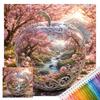 for Landscape Full 11CT DIY Stamped Cross Stitch Kits for Beginners Adults Home Wall Decor Needlework Embroidery Kit 45x45cm