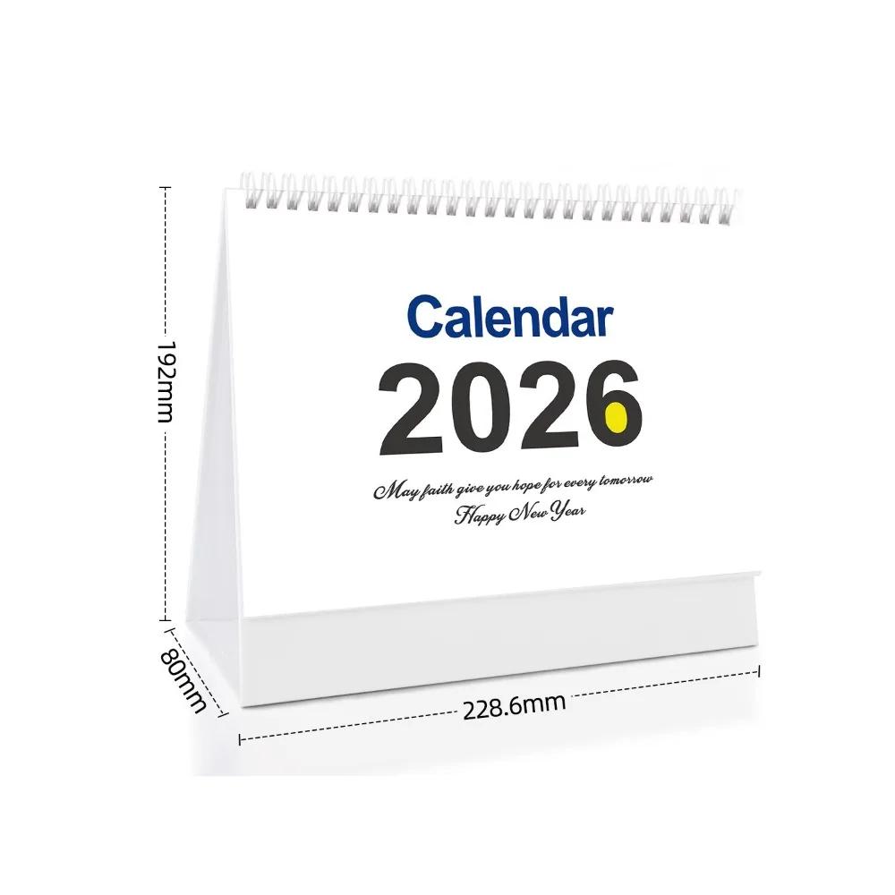 Декоративный настольный календарь Устойчивая подставка Изысканные узоры Настольный календарь Настольный календарь Переплетный календарь Персональный планировщик