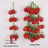 Artificial Vegetable & Fruit Skewer Wall Hanging - Chili & Corn Decor