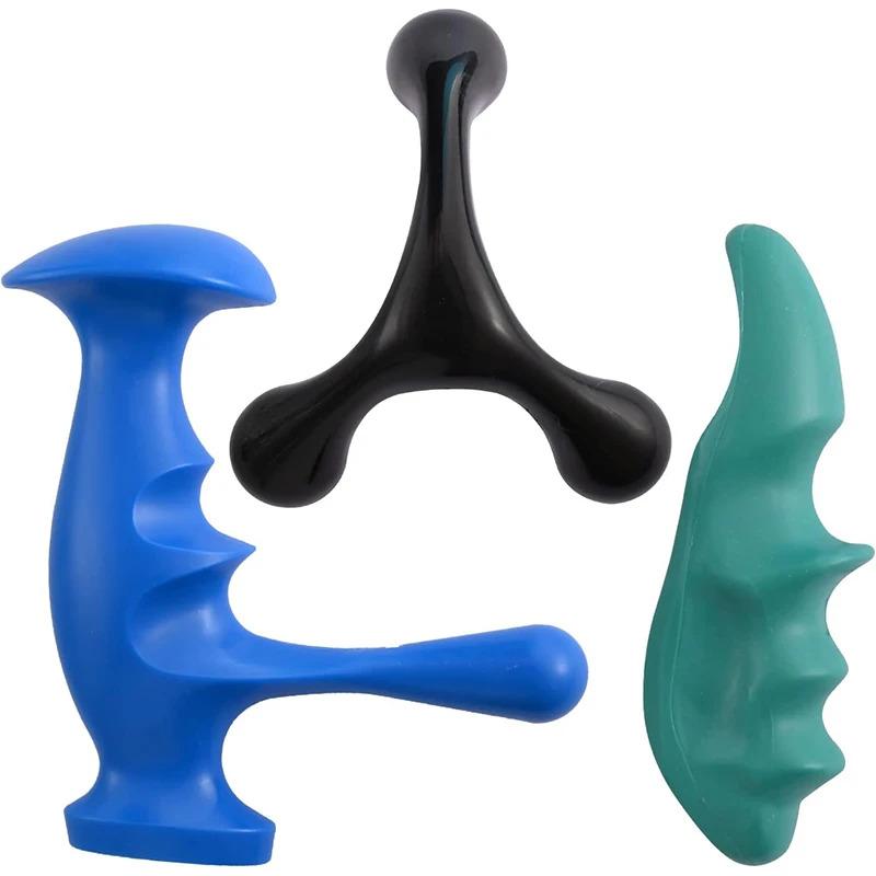 Mini Handheld Akupressur Manuelles Massagegerät Daumen Entspannung Für Ganzkörper Tiefengewebsmassage 3-beinige Massageknöpfe Stressabbau
