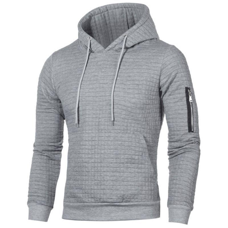 

Hooded Mens Plain Hoodie Sweatshirt Jacket Gym Sports Work Tops Jumper Pullover M