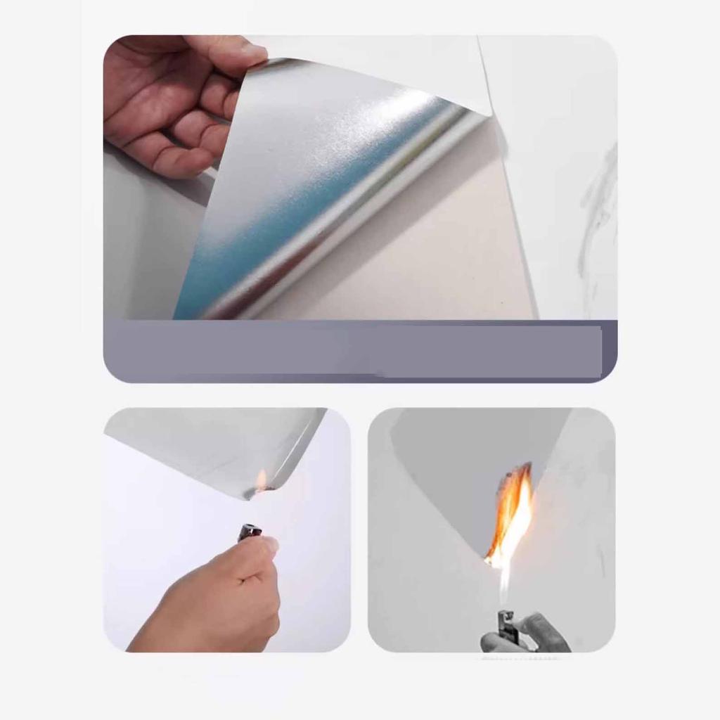 Self-adhesive Marble-pattern Oil-proof Kitchen Countertop Film Heat-resistant Renovation Moisture-proof Wall Sticker