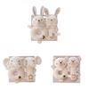Baby Handheld Rattle Toy Set With Soft Cotton Material For Sensory Development