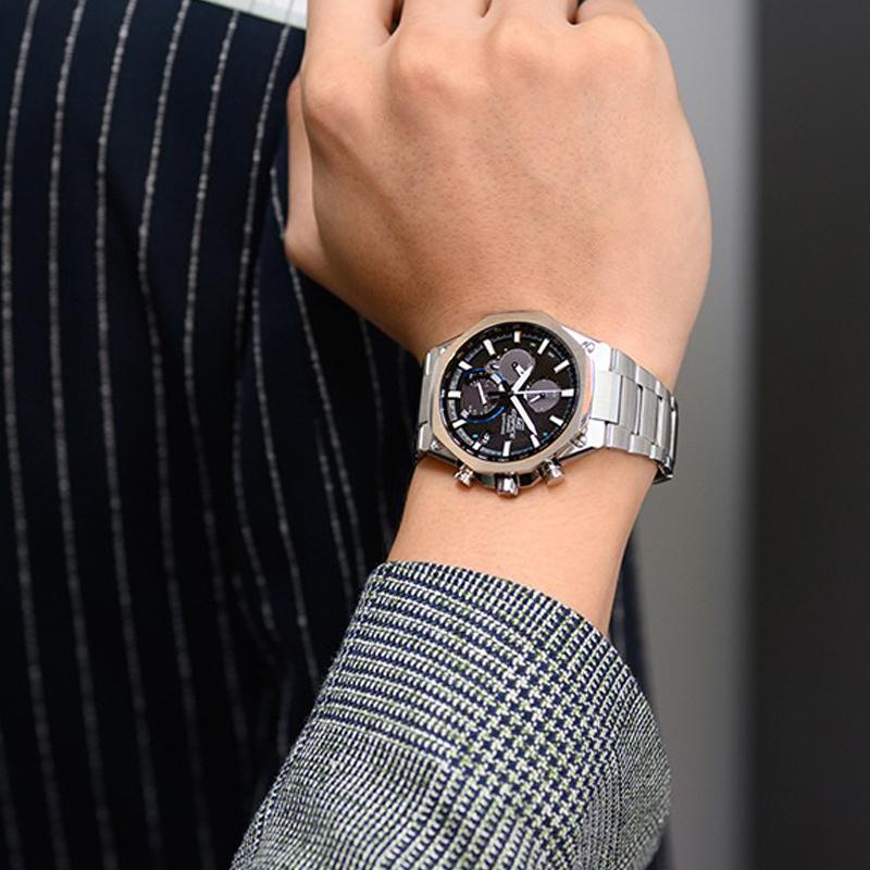 CASIO Men EDIFICE Black Watch EQB-1100D-1 EQB-1100D-1