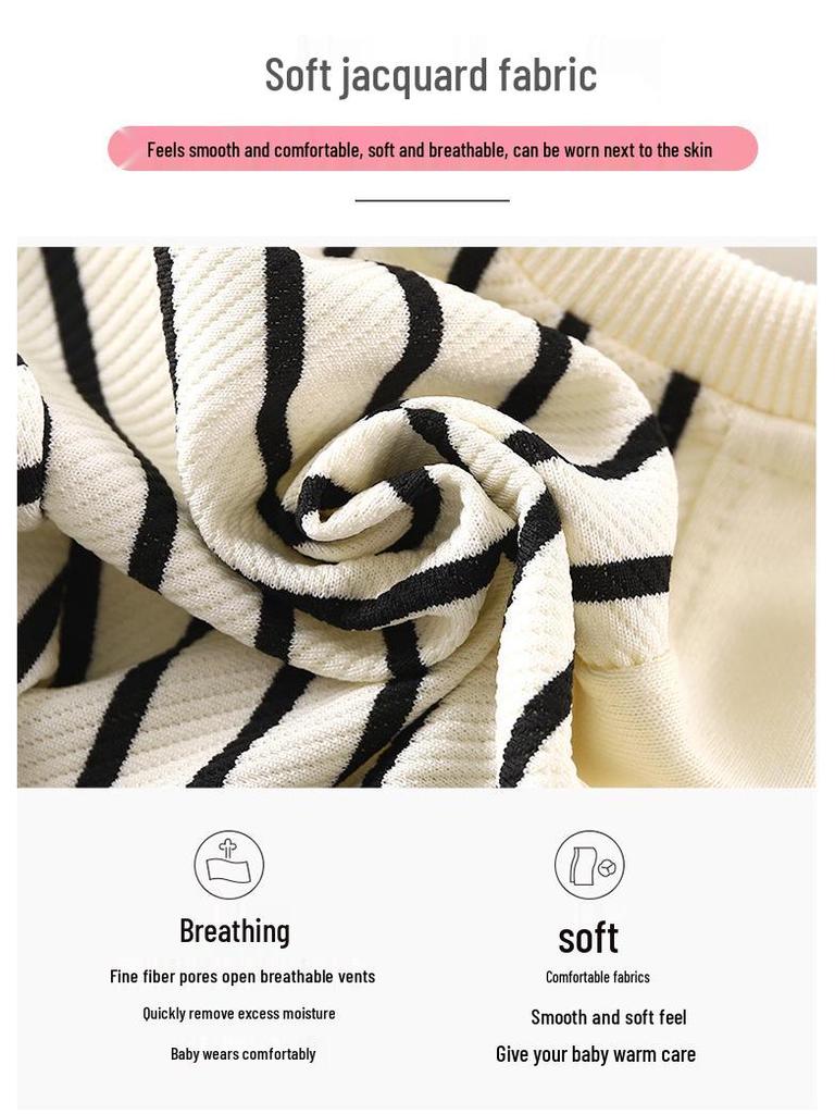 2024 Trendy Korean Style Round Neck Long Sleeve Sweatshirt for Boys and Girls - Children's Fashionable Spring/Autumn Wear