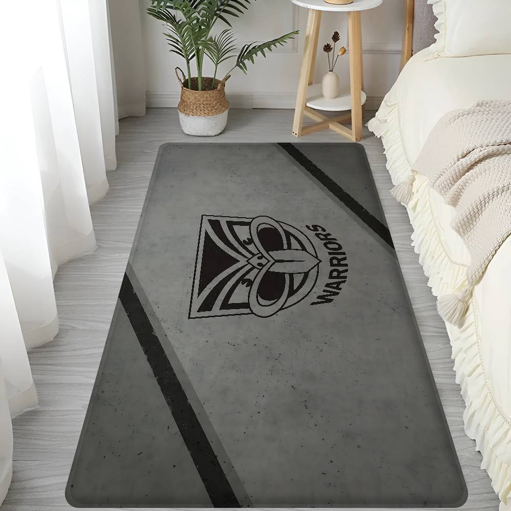 New Zealand Auckland Warriors Entrance Door Mat Washable Non-Slip Living Room Sofa Chairs Area Mat Kitchen Welcome Doormat
