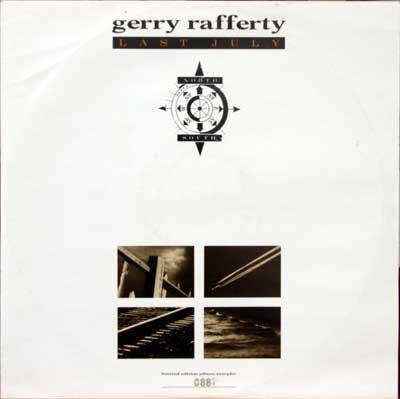 10inch Record GERRY RAFFERTY - Last July LONT170 London Records 1988 UK Rock Used