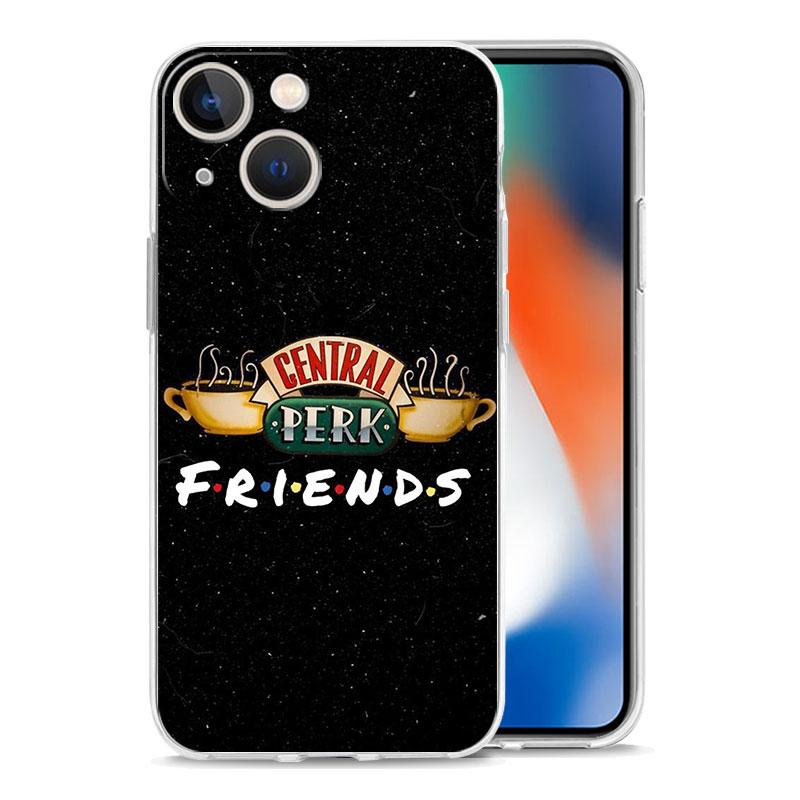 Custodia per Telefono Central Perk Coffee Friends Serie TV Per iPhone 17 16 15 11 12 14 13 Pro Max Mini X XS XR 7 Plus 17E Copertura Antiurto