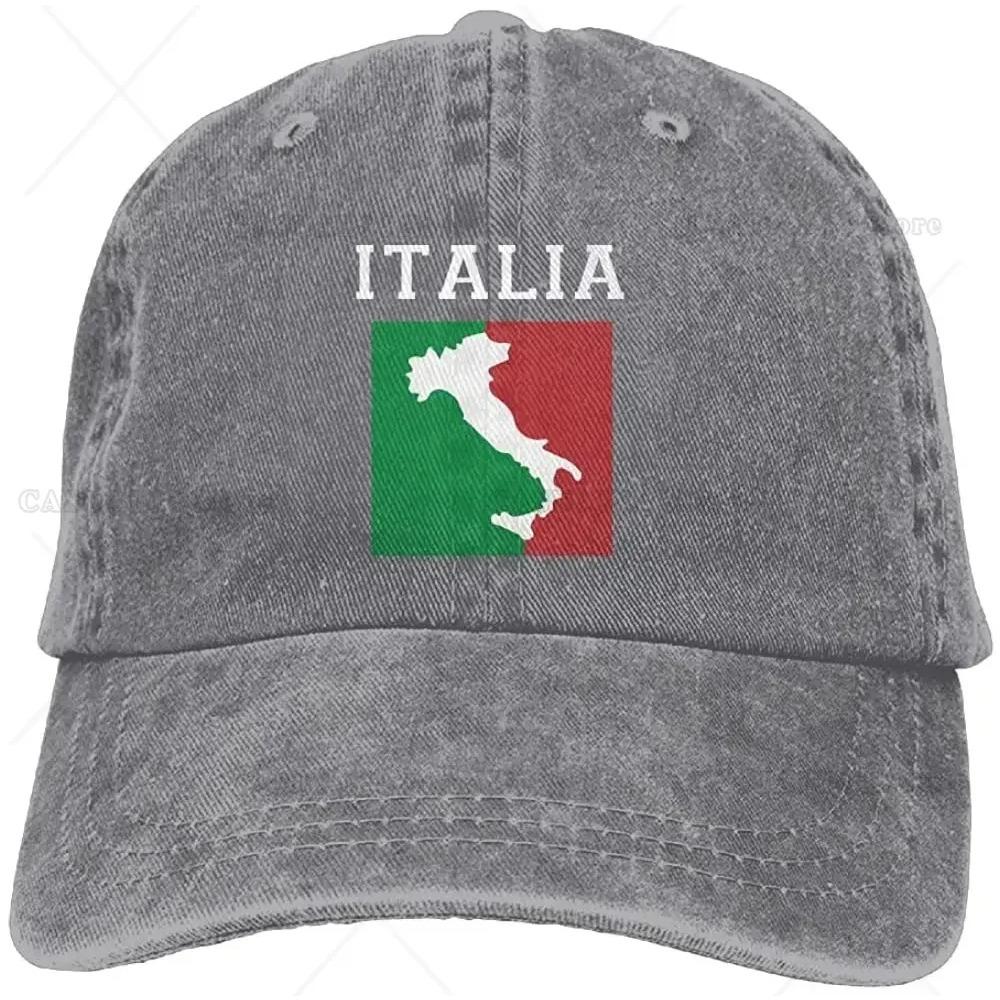 Italia Italy Italian Flag Cap Adjustable Cowboys Hats Baseball Cap for Men Women Snapback Caps Sun Hat Outdoor Hats