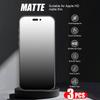 Confezione da 3 Pellicole Protettive Opache per iPhone 16 15 14 13 12 11 Plus Mini XR XS Max Copertura Totale Antigraffio 9H