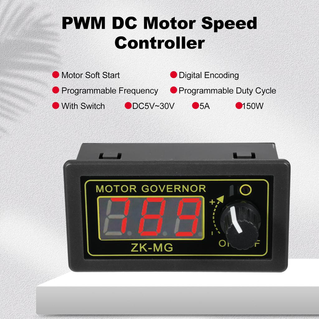 PWM DC Motor Speed Controller Switch PWM Motor Driver DC 530V 150W Adjustable Speed Regulator with