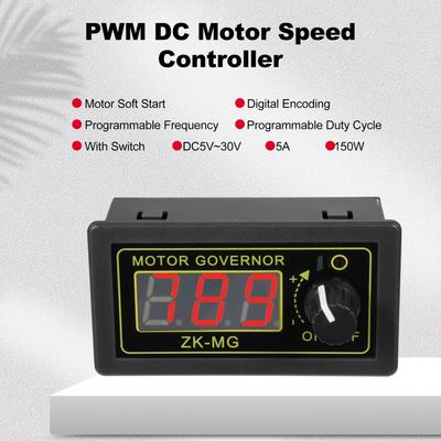 Comutator de control al vitezei motorului PWM DC Driver de motor PWM DC 530V 150W Regulator de viteză reglabil cu