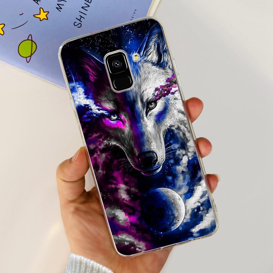 For Samsung Galaxy A8 Plus 2018 Case SM-A730F Luxury Painted Cover Soft Silicone Phone Case For Samsung A8 2018 A530F A8+ Bumper