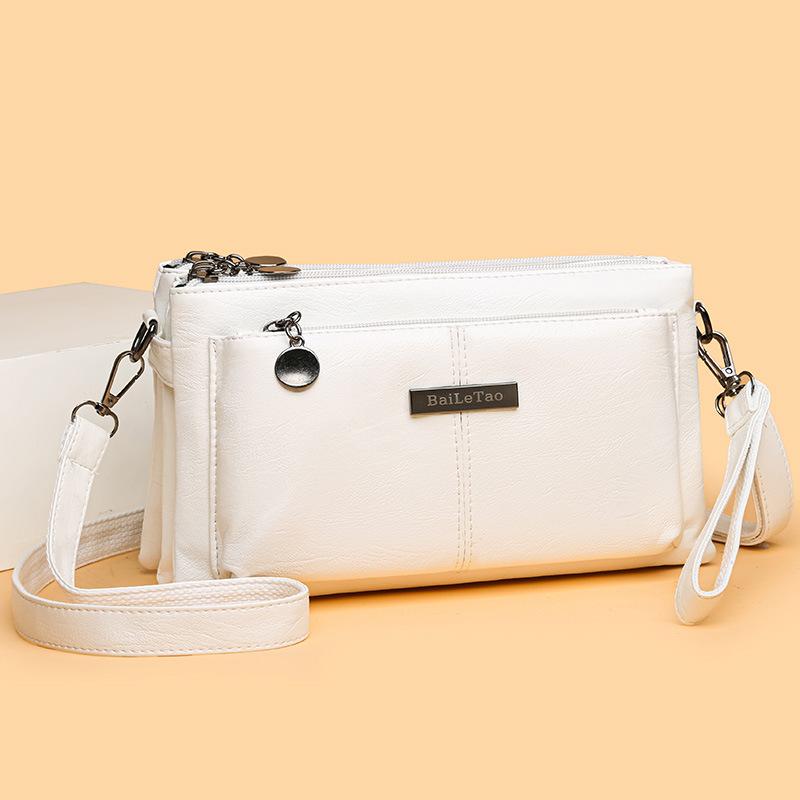 Summer New Versatile Multi-layer Square Bag for Women Single Shoulder Crossbody Bag, Retro Women's Bag