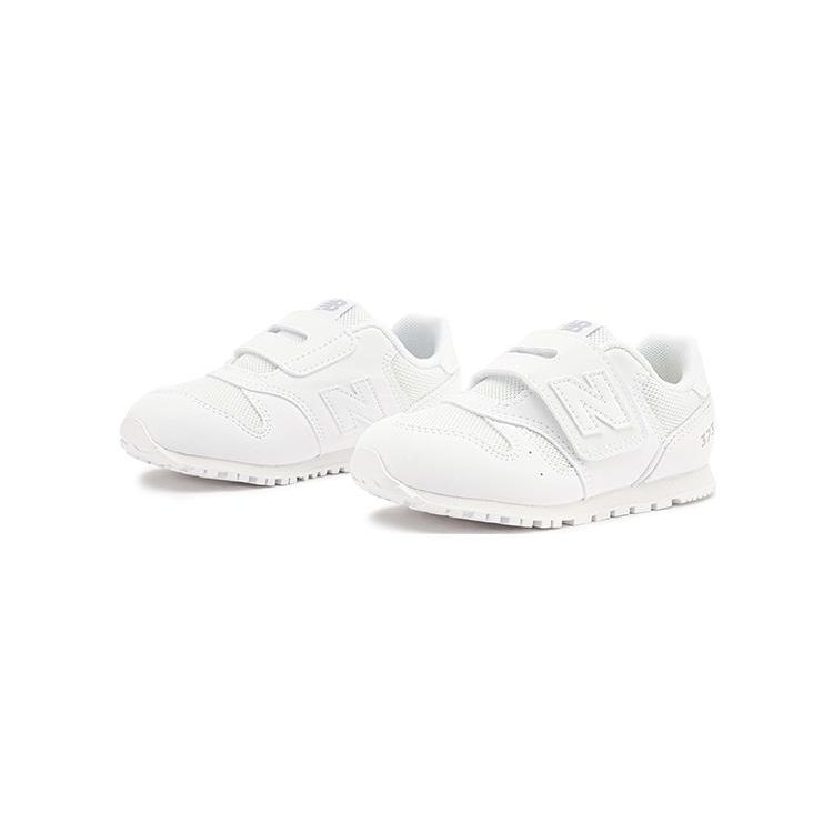 New Balance Nb 373 Comfortable Versatile Shock Absorption Low Top Walking Shoes Baby Shoes White IZ373WA2