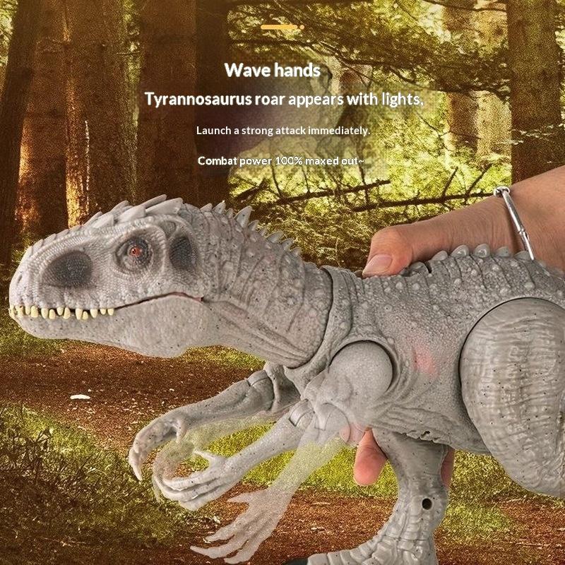Large Size Interactive Light And Sound Tyrannosaurus Rex Dinosaur Model Jurassic Era Moving Parts Realistic Simulation Boys Gift