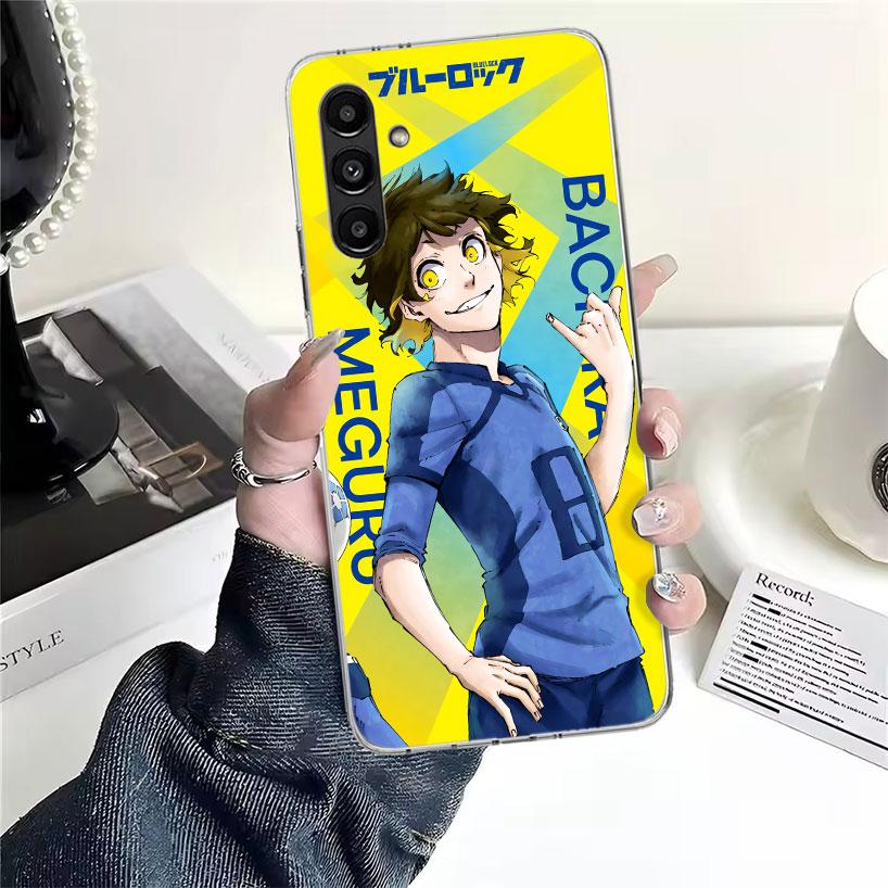 Hot Anime Blue Lock Phone Case For Samsung Galaxy A13 A14 A15 A16 A17 A53 A54 A55 A56 A57 A33 A34 A35 A36 A37 A23 A24 A25 A26 Ga