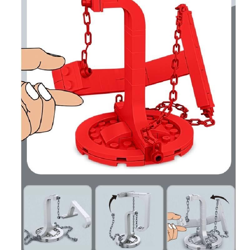 Wholesale Creative Tension Balance Frame Suspension Art Anti-gravity Stretching Building Blocks Insert Diy Toys