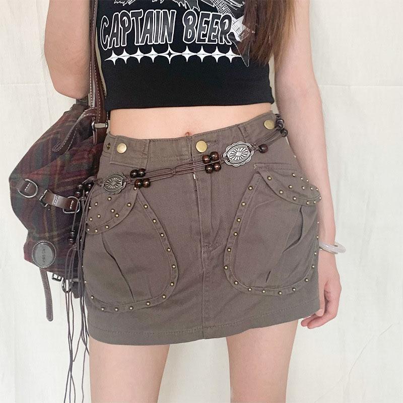 Vintage Ethnic Style Handwoven Waist Rope Women'S Dress Decorative Waist Chain Versatile Bohemian Y2K Belt