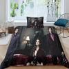 The Vampire Diaries Bedding Sets Exquisite Bed Supplies Set Horror TV Anime Bed Comforter Set Bedding Set Birthday Gift