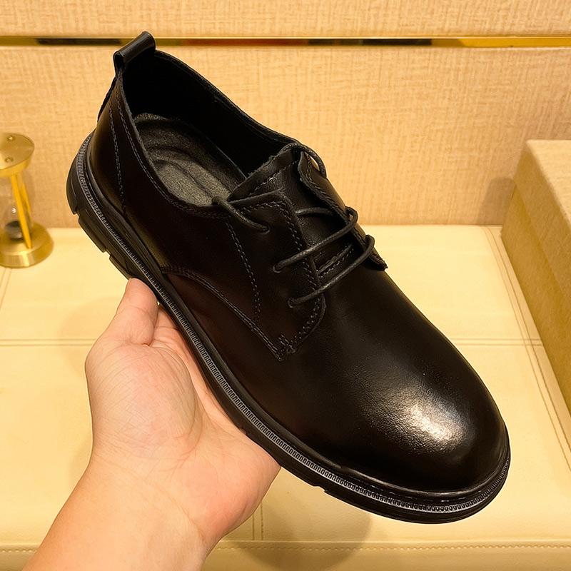 

Новые Оксфорды Мужская Британская Натуральная Кожа Обувь Уличная Повседневная Обувь до Щиколотки Низкий Верх Повседневная Кожаная Обувь на Платформе 44 чёрный