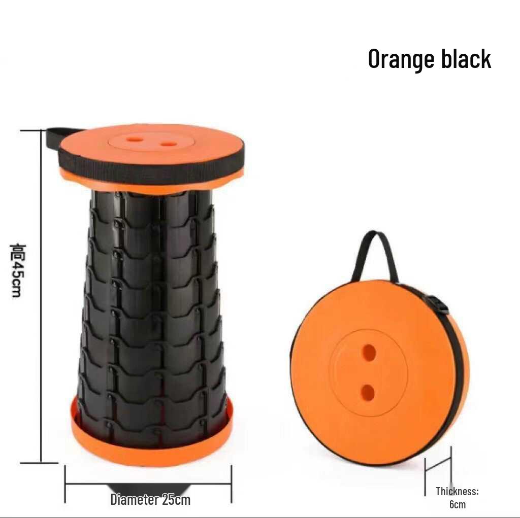 Portable Telescopic Folding Stool for Travel and Outdoor Use