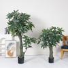Nordic Faux Money Tree In Large Decorative Floor Pot for Living Room or Office