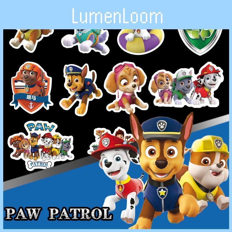 Colorful Anime Paw Patrol Stickers 50/100 Pack Waterproof For Laptops And More