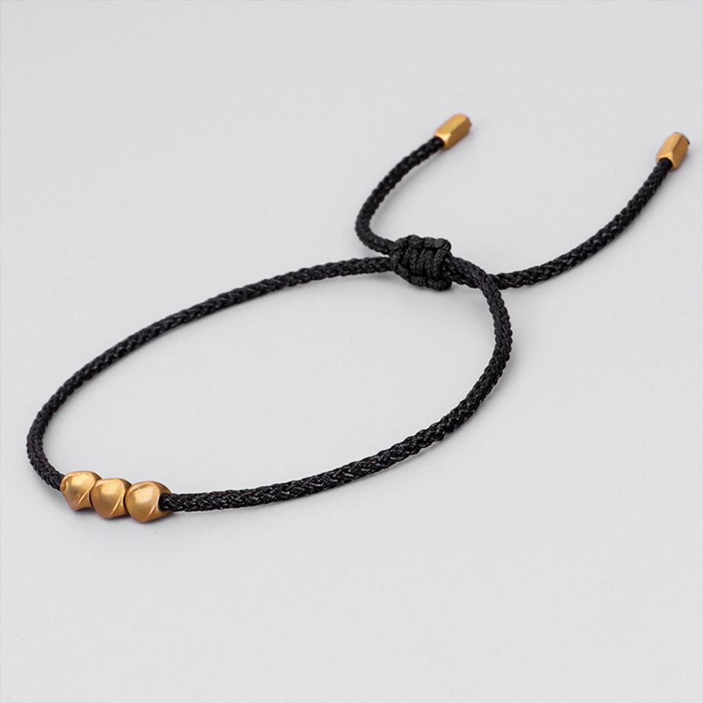 Waxed Thread Braided Bracelet Wrist Ornament Adults Exquisite Chic Bangle Bracelets Gift Fashion Accessory Dress Decoration