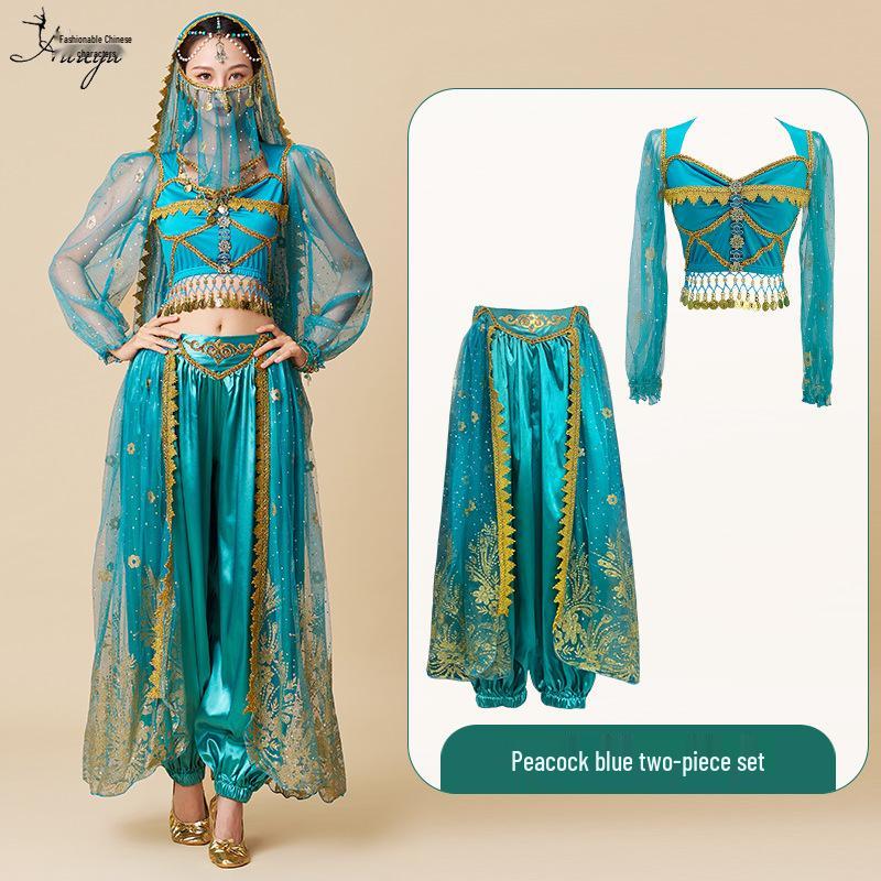 Halloween Jasmine-Inspired Adult Dance Costume Set
