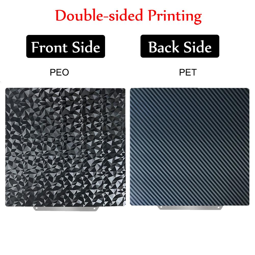 Double Sided Magnetic Heated Bed 220x220mm Build Plate H1H PEI Sheet PEO PET Plate for Anycubic Mega Pro Anet A8 Duplicator I3