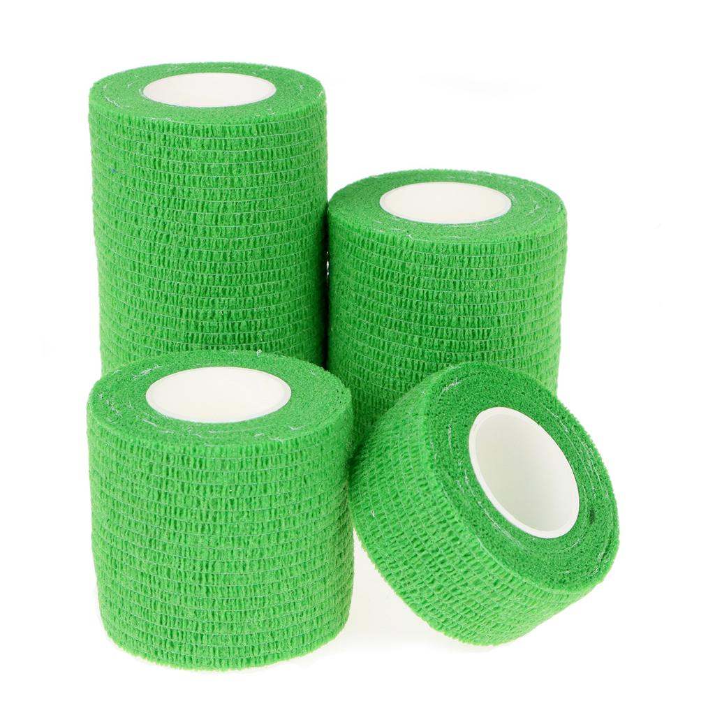 24 Pieces Elastic Bandage Tapes Athletic Tape Elastoplast Sports Recovery Strapping Gym Waterproof Muscle Relief Finger Ankle
