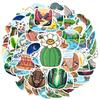 35pcs-100pcs Scenic Nature Stickers Cartoon Scenery Stationery Stickers DIY Stickers For Laptop Luggage Scrapbook Diary