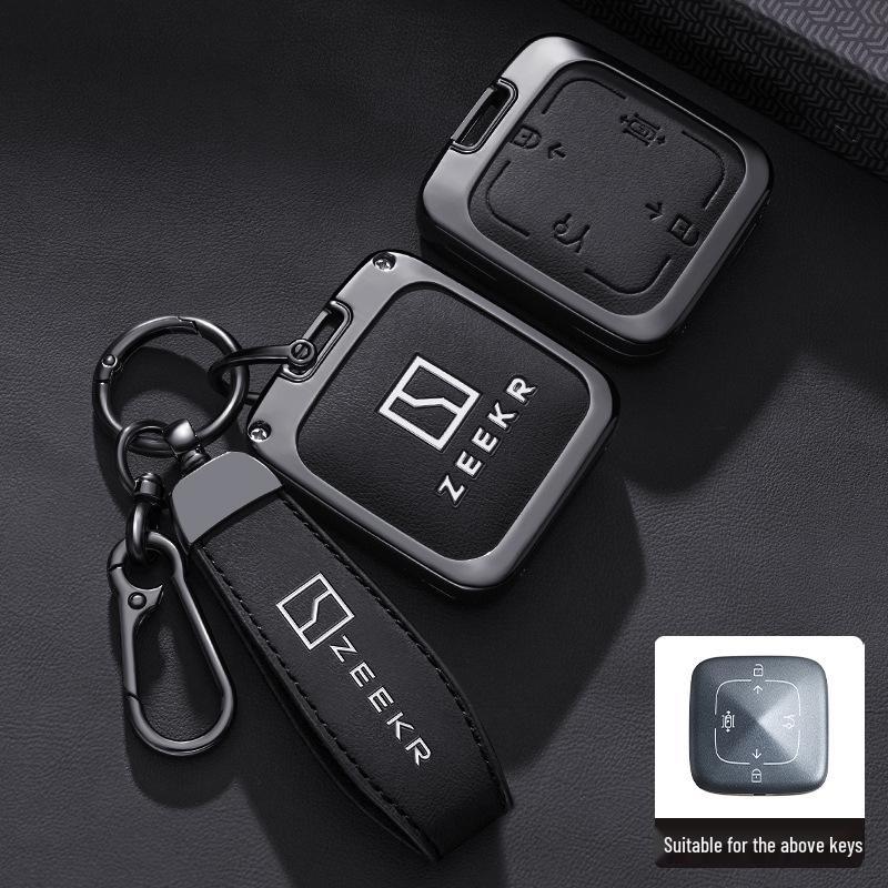 Bluetooth Schlüsseletui für Zeekr JiKe 007 - Auto Zubehör Schale, Schnalle und Herren Tasche
