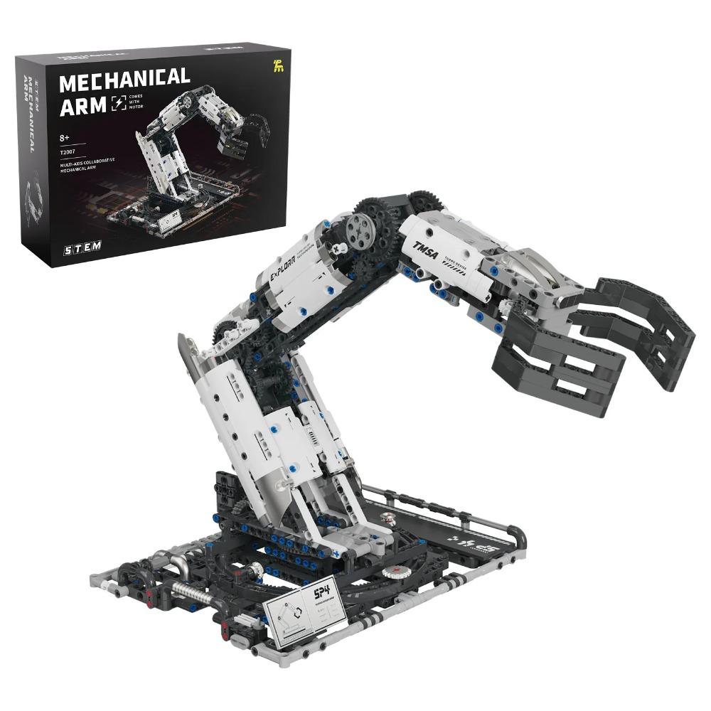 Original Multi-Axis Robotic Arm Building Blocks, Programmable via Smartphone, Remote Control, for Interactive STEM Learning