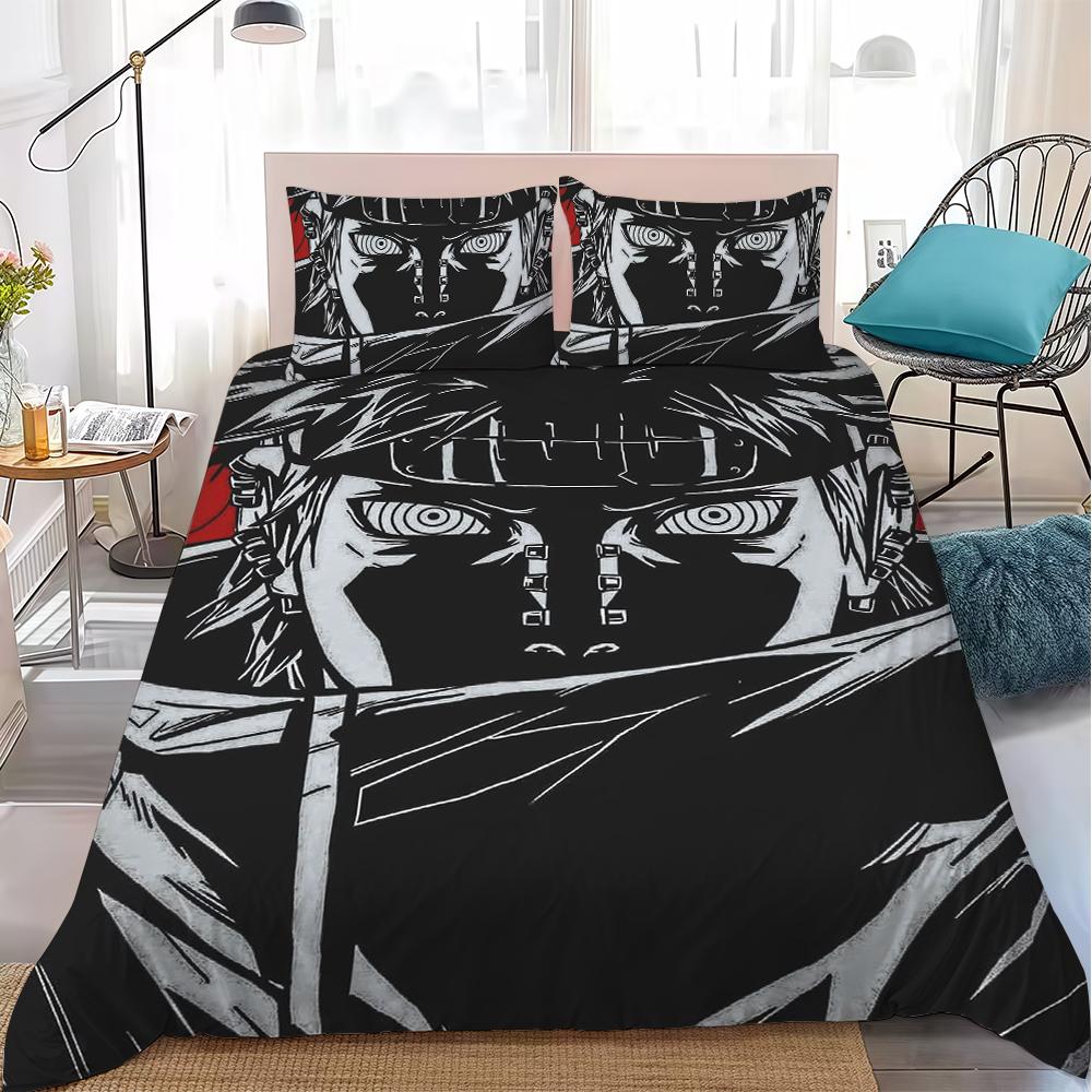 

Anime P-Pain Duvet Cover Set Home Style Bedding Soft Laundry Cotton Bed 3 Piece Set Student Dormitory Gift 135x200cm