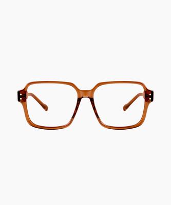 Seupeulingseuteulingseu Retro Square Shape Glasses Page 80 [T Brown]